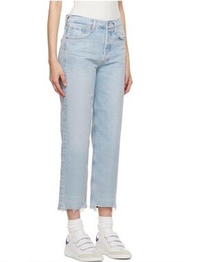 Citizens of Humanity Florence High-Rise Wide Straight Jeans, Size 33